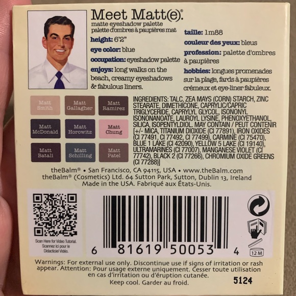 TheBalm Meet Matt(e) palette - Picture 4 of 5